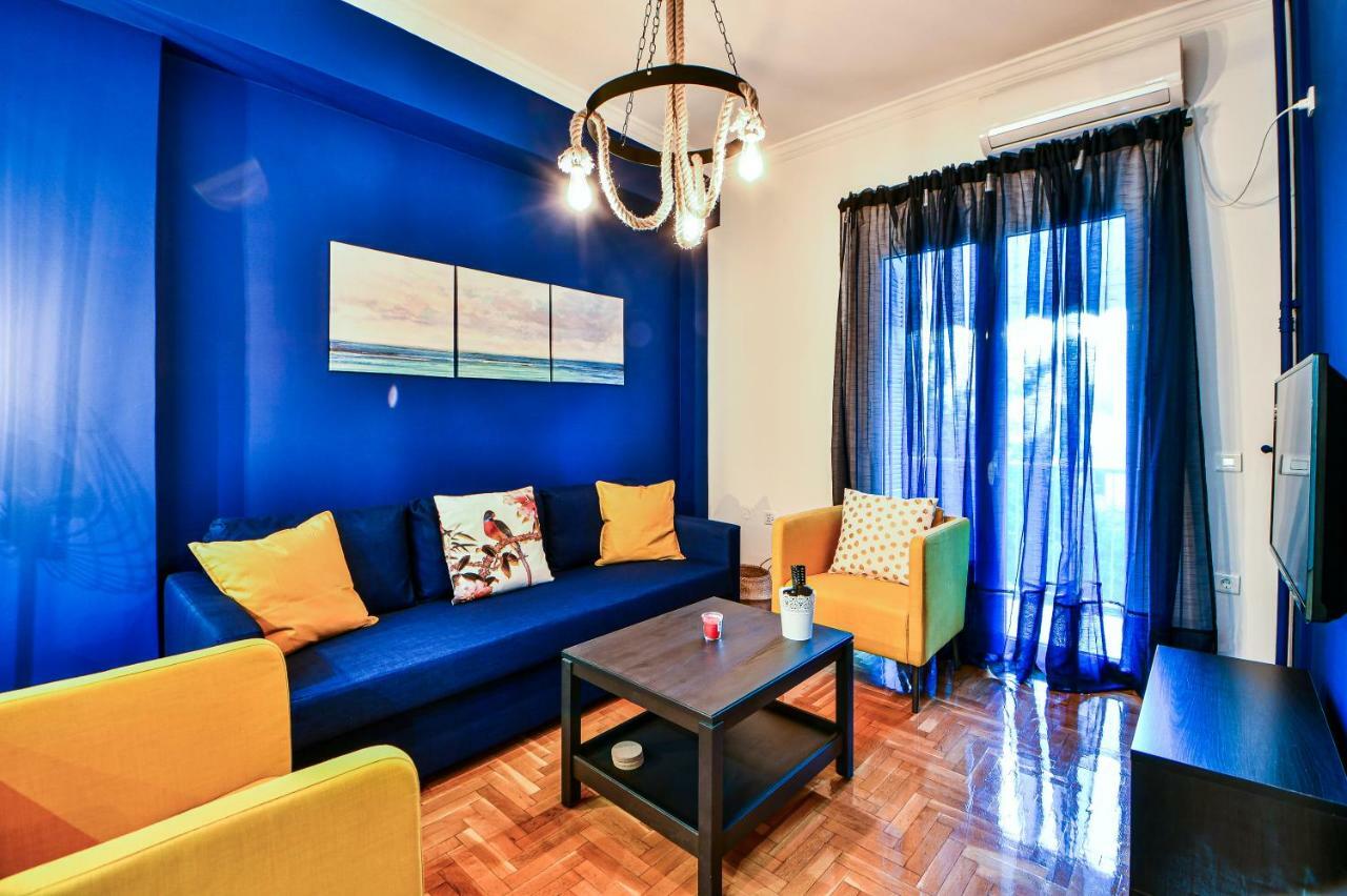 Cozy Blue Apartment By Zain Atena Exterior foto