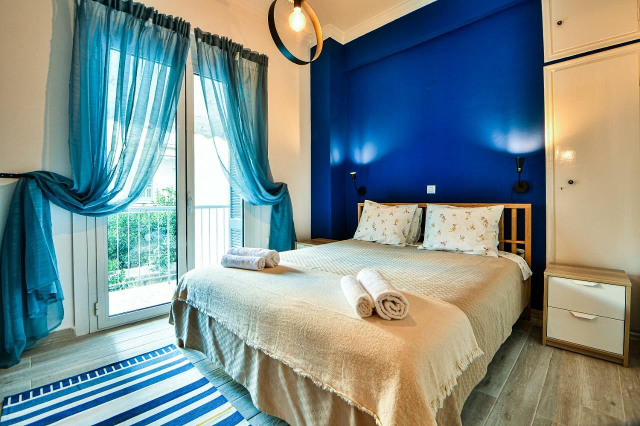 Cozy Blue Apartment By Zain Atena Exterior foto