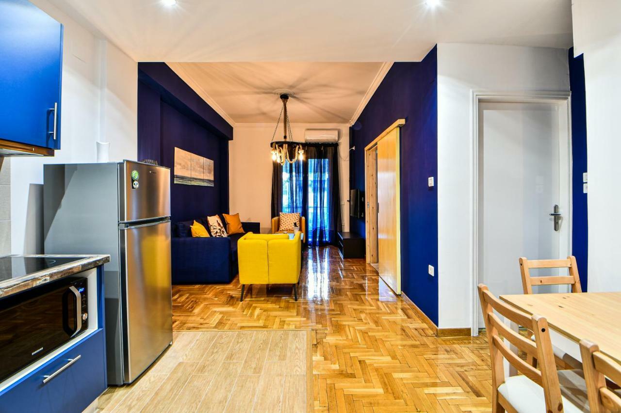 Cozy Blue Apartment By Zain Atena Exterior foto