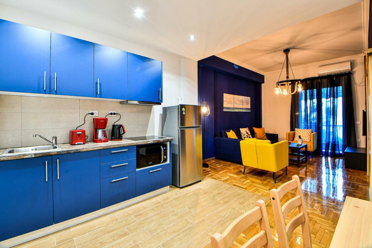 Cozy Blue Apartment By Zain Atena Exterior foto