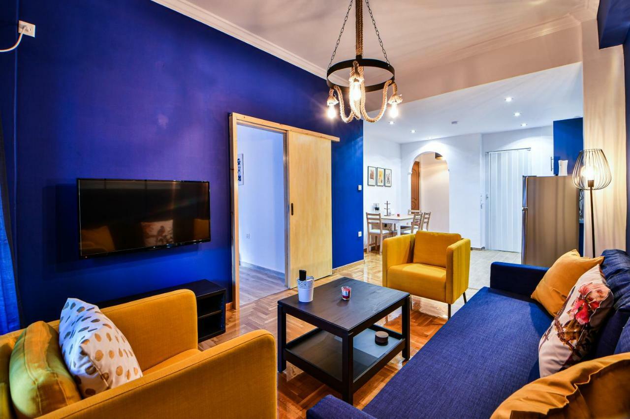 Cozy Blue Apartment By Zain Atena Exterior foto